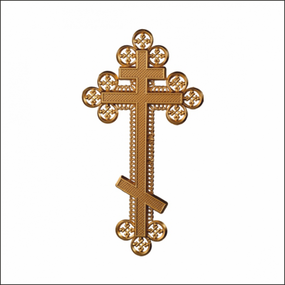 Хрест православний середній без розп'яття №2