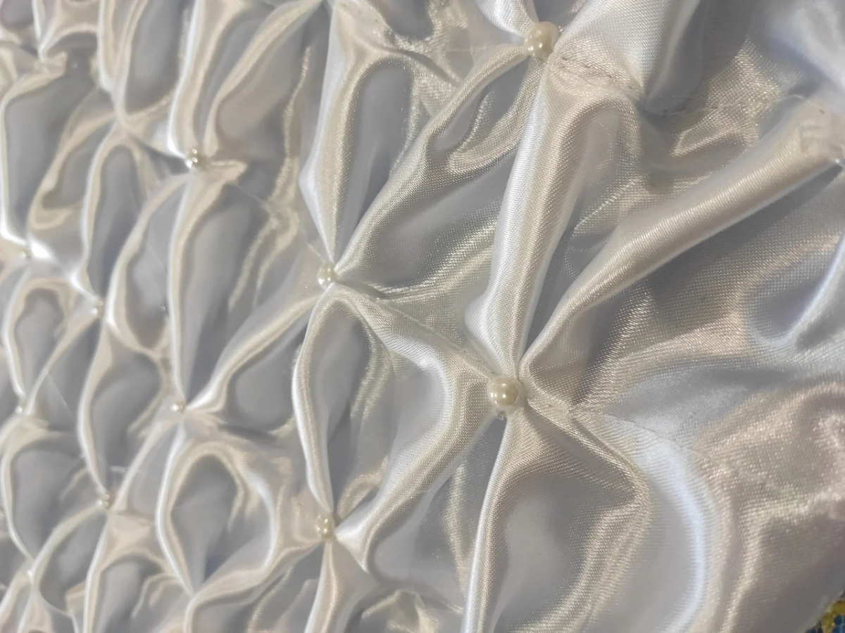 Ритуальный Комплект детский Буфы с жемчугом