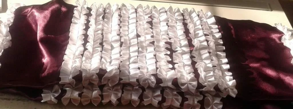 Ритуальный Комплект рюш - Атлас