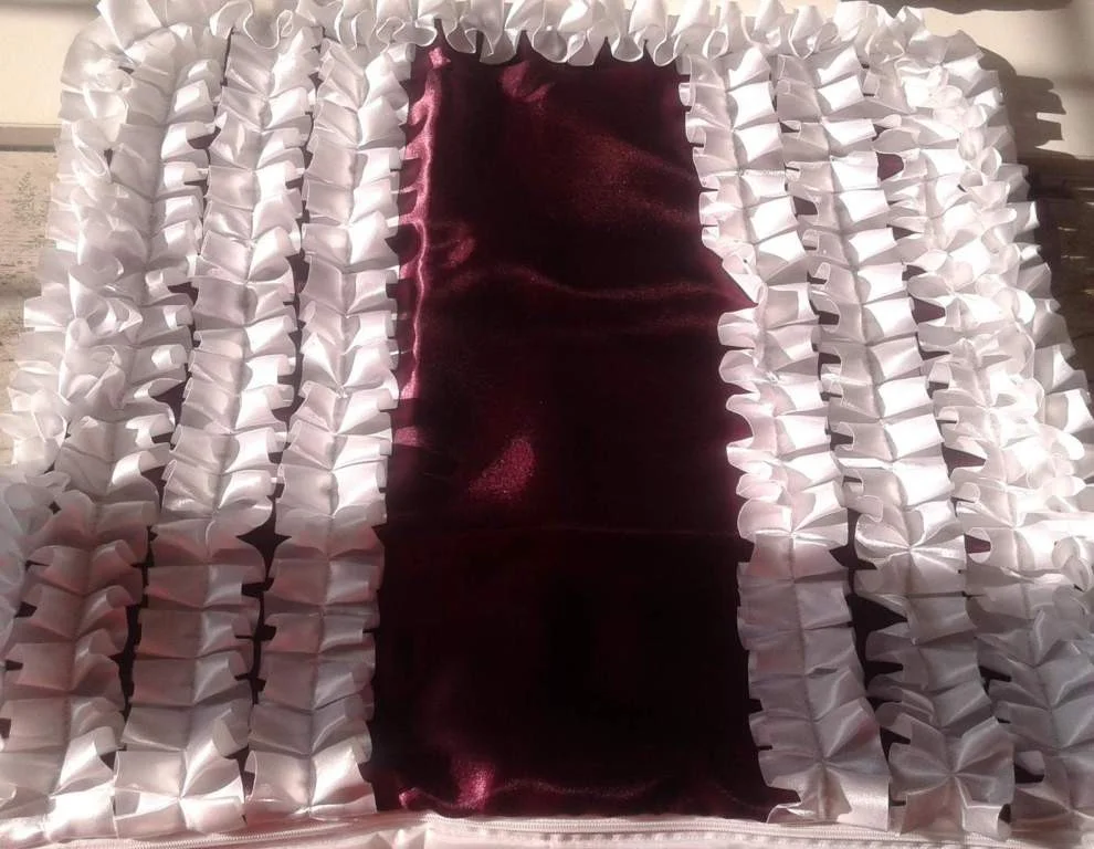 Ритуальный Комплект рюш - Атлас