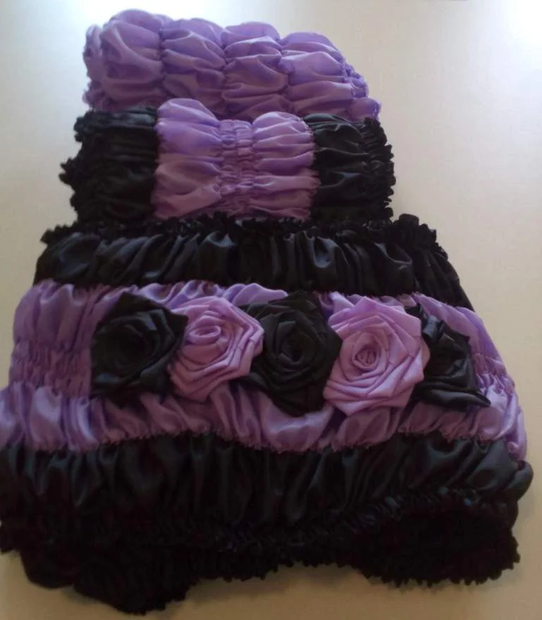 Чехол №3 / 9 Шелк Двухцветный Роза